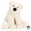 Jellycat Knuffels - Ijsbeer Wit, Klein 19cm (Perry Polar Bear Small) -The Little Ones jellycat knuffels ijsbeer wit klein 19cm perry pol