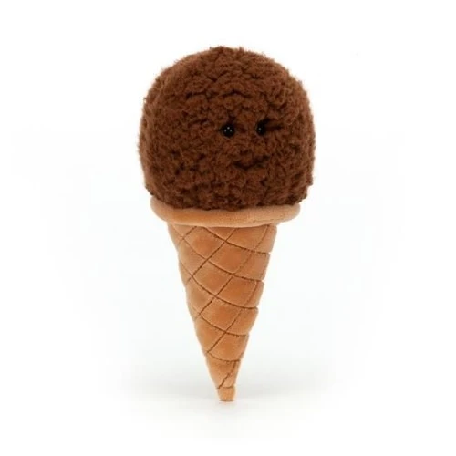 Jellycat Knuffels - Irresistible Ice Cream Chocolate, 18cm 3 Jellycat Knuffels - Irresistible Ice Cream Chocolate, 18cm