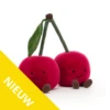 Jellycat Knuffels - Kersen, 22cm (Amuseable Cherries) 2 Jellycat Knuffels - Kersen, 22cm (Amuseable Cherries) -The Little Ones jellycat knuffels kersen 22cm amuseable cherries