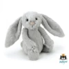 Jellycat Knuffels - Konijn Zilvergrijs, Medium 31cm (Bashful Silver Bunny Medium) 2 Jellycat Knuffels - Konijn Zilvergrijs, Medium 31cm (Bashful Silver Bunny Medium) -The Little Ones jellycat knuffels konijn zilvergrijs medium 31cm b