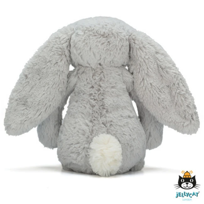Jellycat Knuffels - Konijn Zilvergrijs, Medium 31cm (Bashful Silver Bunny Medium) 5 Jellycat Knuffels - Konijn Zilvergrijs, Medium 31cm (Bashful Silver Bunny Medium) - Afbeelding 3