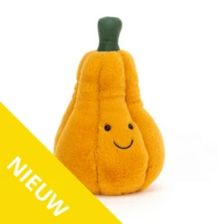 Jellycat Knuffels - Pompoen (Squishy Squash Yellow), 18cm
