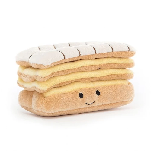 Jellycat Knuffels - Pretty Patisserie Mille Feuille, 6cm 3 Jellycat Knuffels - Pretty Patisserie Mille Feuille, 6cm
