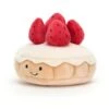 Jellycat Knuffels - Pretty Patisserie Tarte Aux Fraises, 7cm