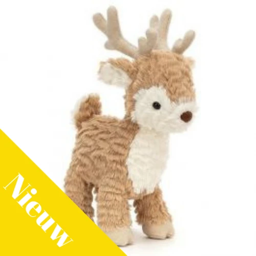 Jellycat Knuffels- Rendier, 25cm (Mitzi Reindeer) 3 Jellycat Knuffels- Rendier, 25cm (Mitzi Reindeer)