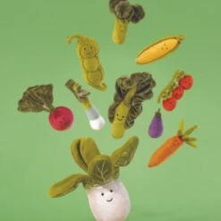 Jellycat Knuffels - Vivacious Vegetable Kale Leaf, 21cm -The Little Ones jellycat knuffels vivacious vegetable kale leaf 21 3