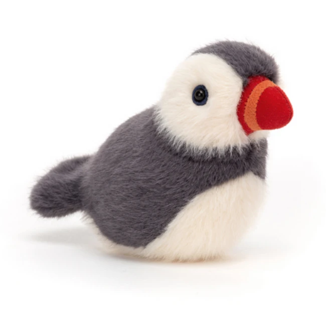 Jellycat Knuffels - Vogel, Papegaaiduiker, 11cm (Birdling Puffin) 3 Jellycat Knuffels - Vogel, Papegaaiduiker, 11cm (Birdling Puffin)