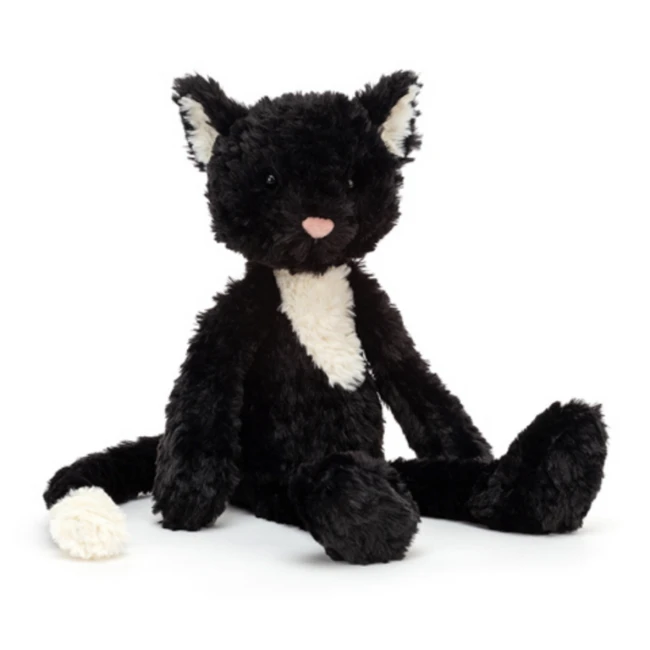 Jellycat Knuffels - Zwarte Kat, 36cm (Smuffle Cat) 4 Jellycat Knuffels - Zwarte Kat, 36cm (Smuffle Cat) - Afbeelding 2