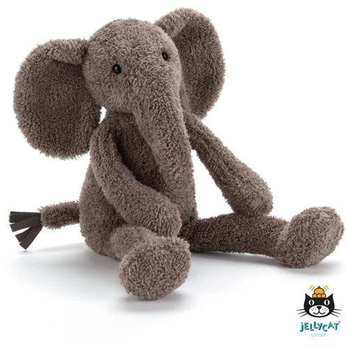 Jellycat (UA) Jellycat Knuffels - Slackajack Elephant Small, 33cm 3 Jellycat (UA) Jellycat Knuffels - Slackajack Elephant Small, 33cm